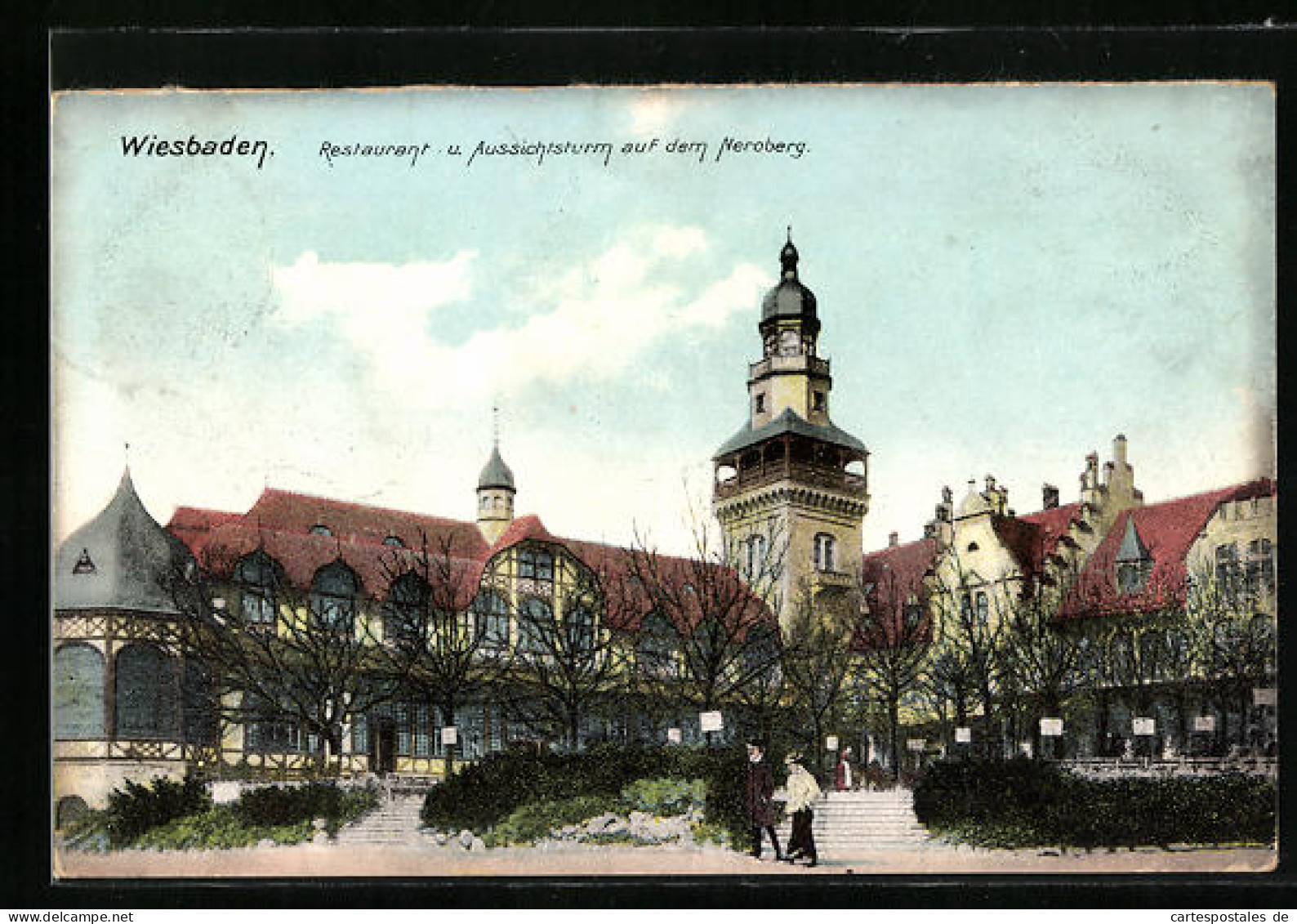 AK Wiesbaden, Restaurant Und Aussichtsturm Auf Dem Neroberg  - Wiesbaden