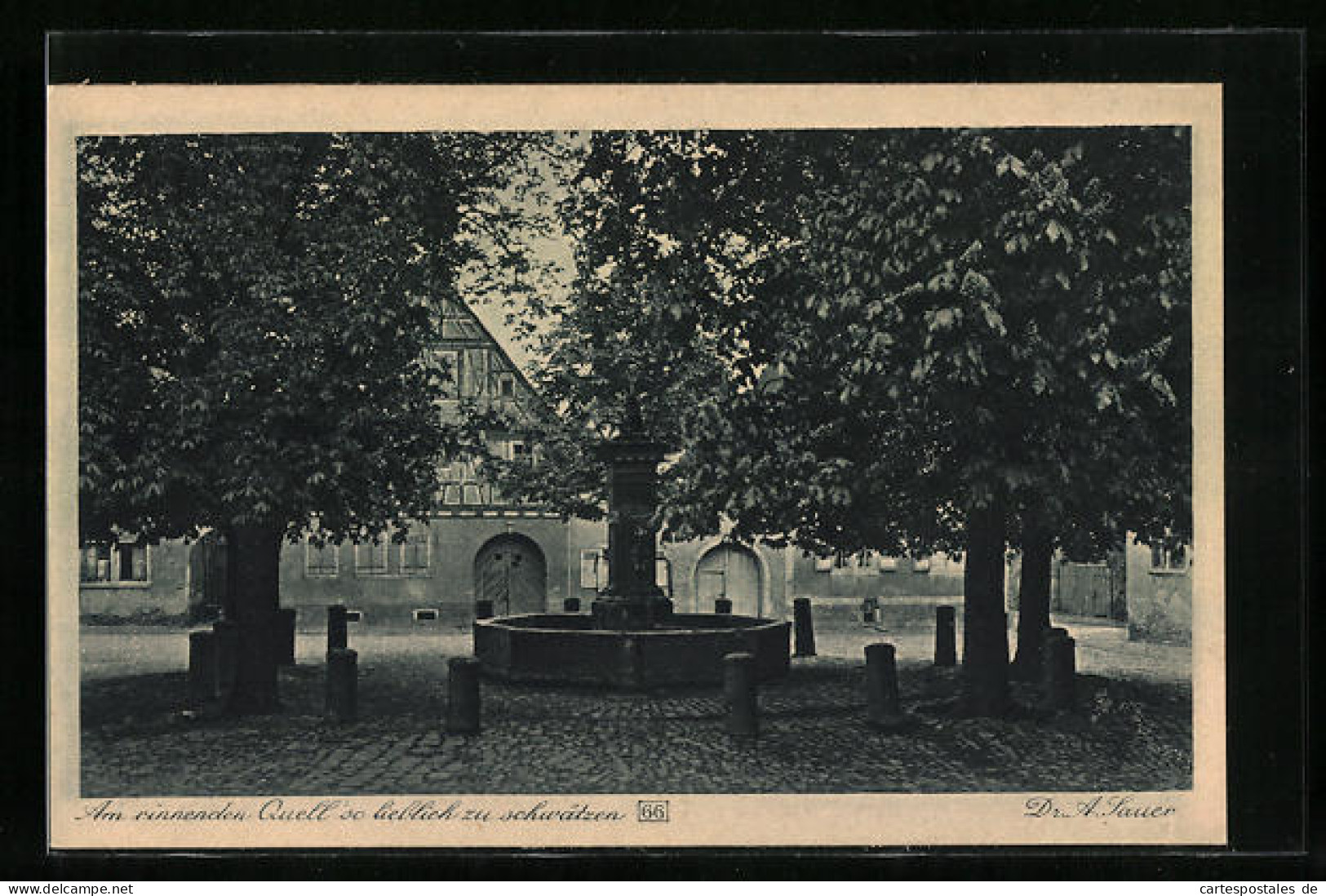 AK Zwingenberg, Springbrunnen Auf Dem Marktplatz  - Autres & Non Classés