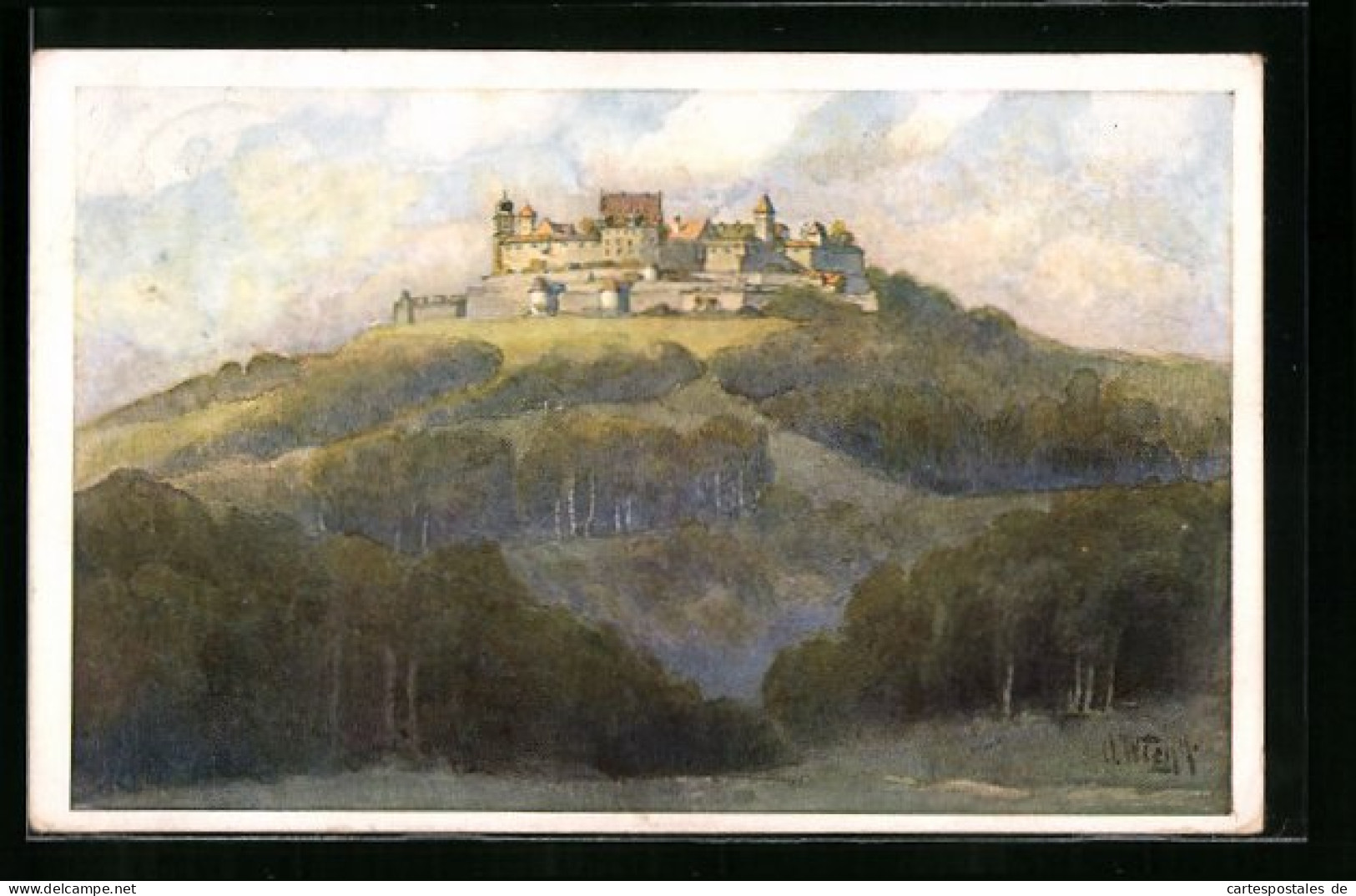 Künstler-AK Coburg, Festpostkarte Zur Coburger Festungsweihe, 6. Bis 8. Sept. 1924  - Coburg