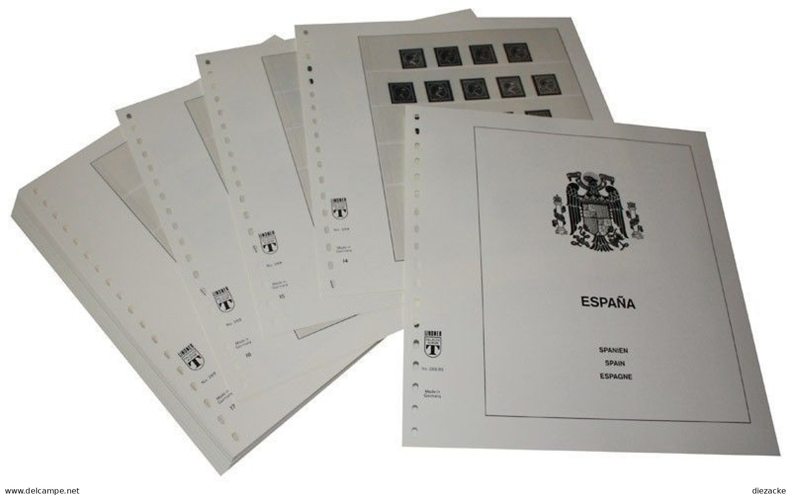 Lindner-T Spanien 1950-1959 Vordrucke 269-50 Neuware ( - Pre-printed Pages