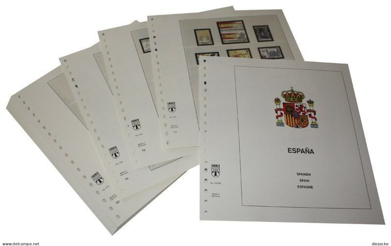 Lindner-T Spanien 2003-2007 Vordrucke 272-03 Neuware ( - Pre-printed Pages