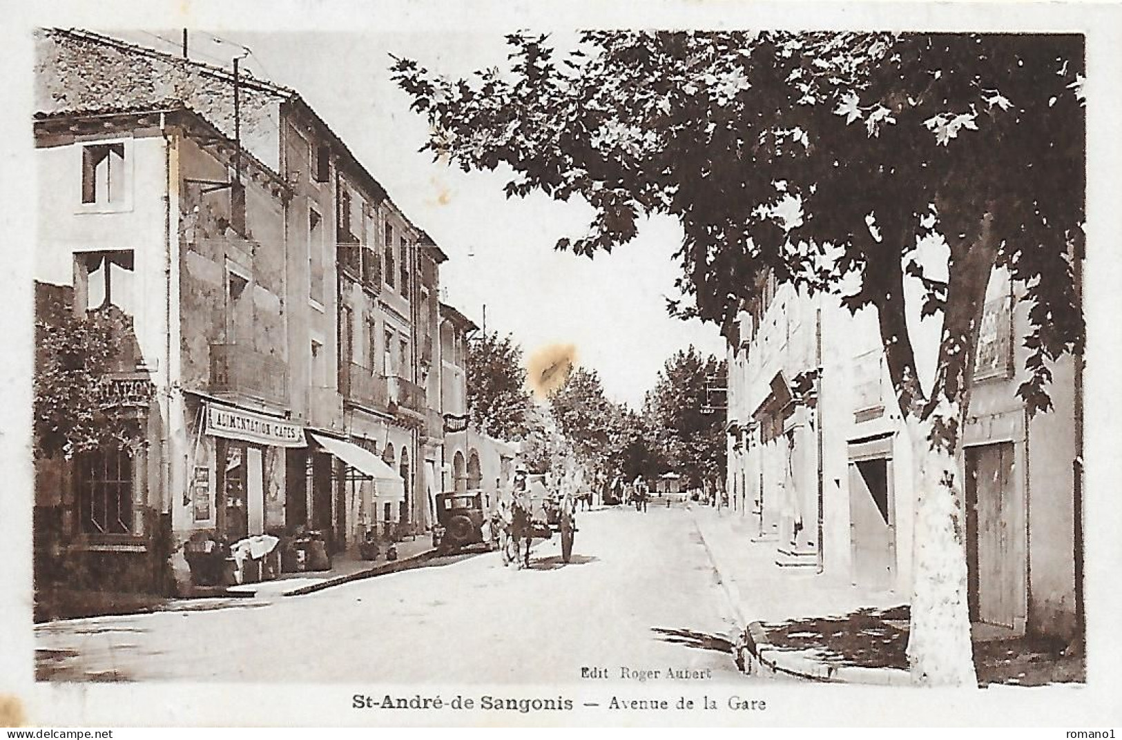 34)   SAINT ANDRE De SANGONIS  - Avenue De La Gare - Autres & Non Classés