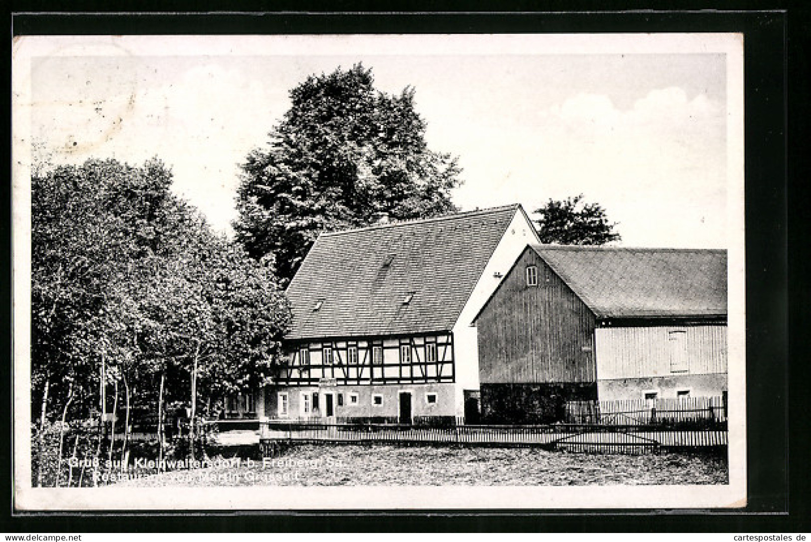 AK Kleinwaltersdorf, Restaurant Von Martin Grasselt  - Autres & Non Classés