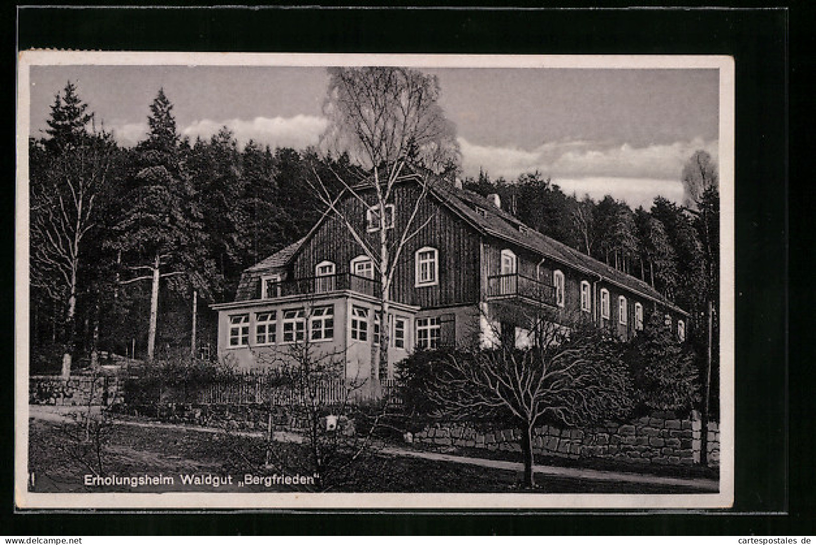 AK Langenhennersdorf, Hotel Erholungsheim Waldgut Bergfrieden  - Other & Unclassified