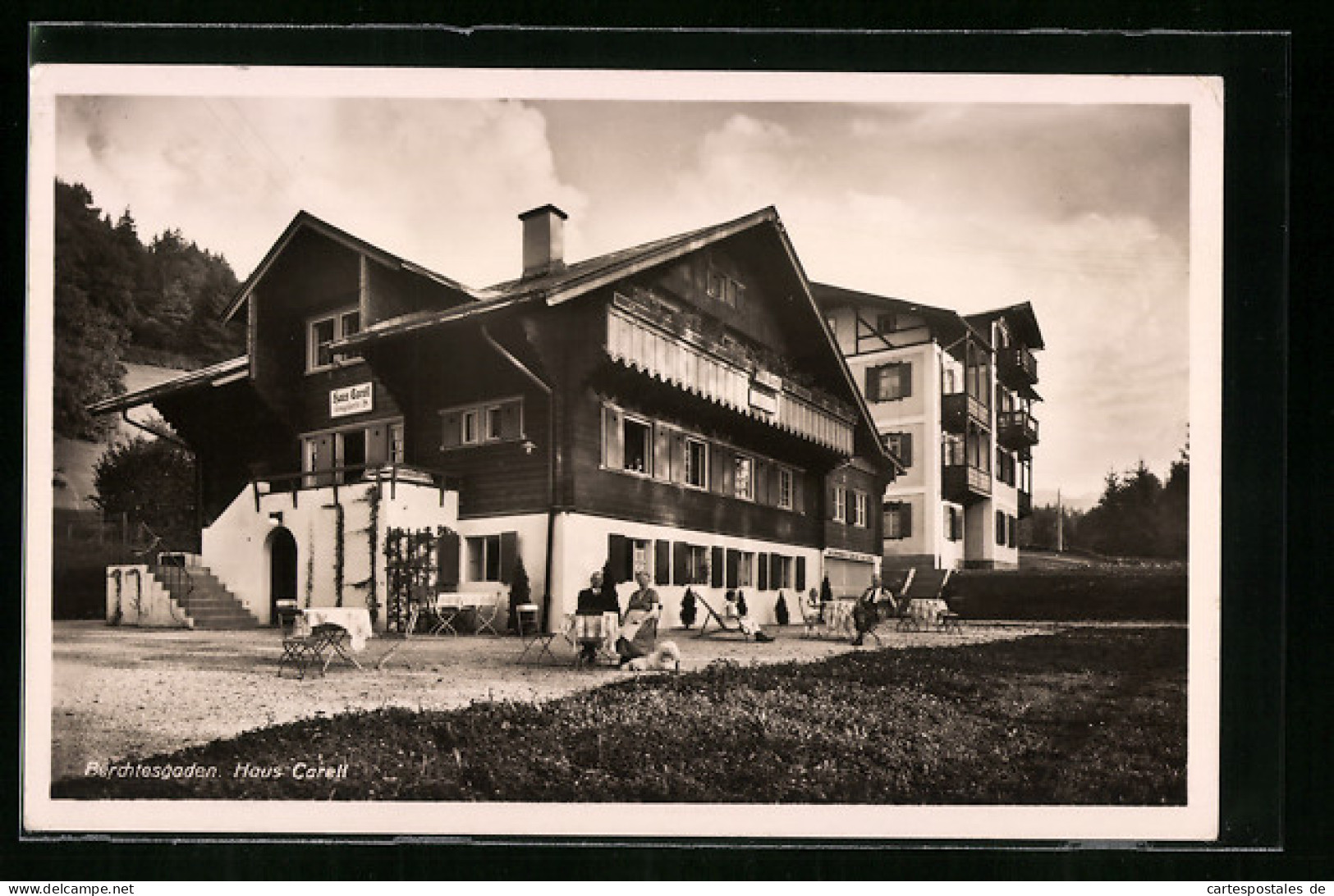 AK Berchtesgaden, Hotel Haus Carell, Königseer Strasse 28  - Berchtesgaden