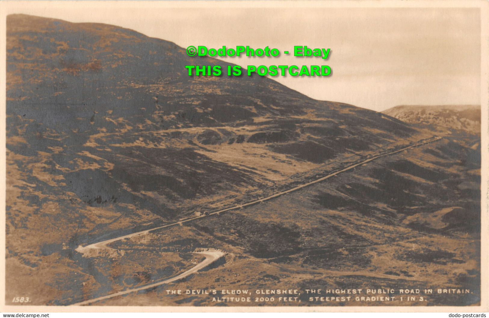 R452883 1583. The Devils Elbow. Glenshee. Highest Public Road In Britain. Best O - Welt