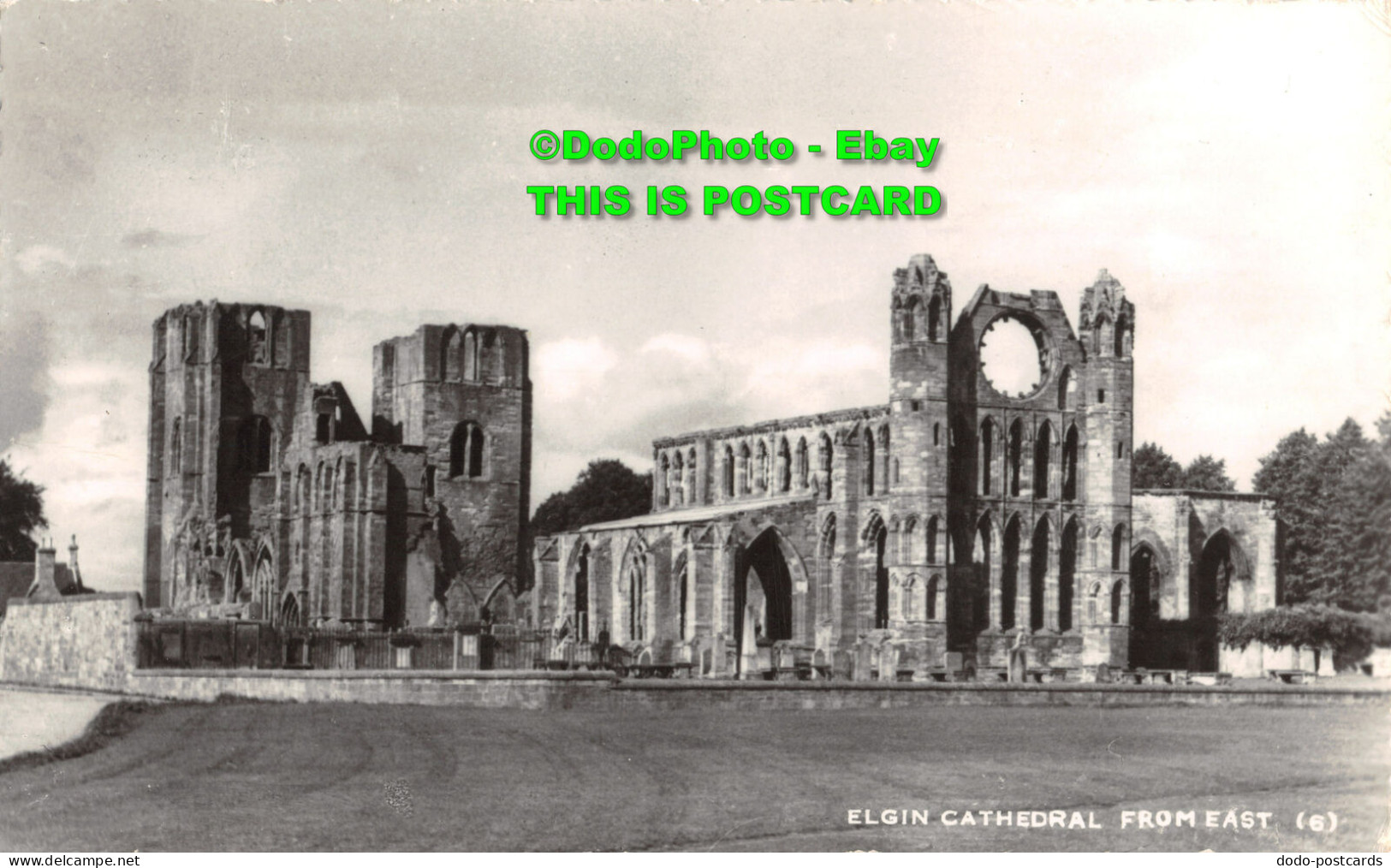 R452889 Elgin Cathedral From East. 6. Millar And Lang. RP - Welt