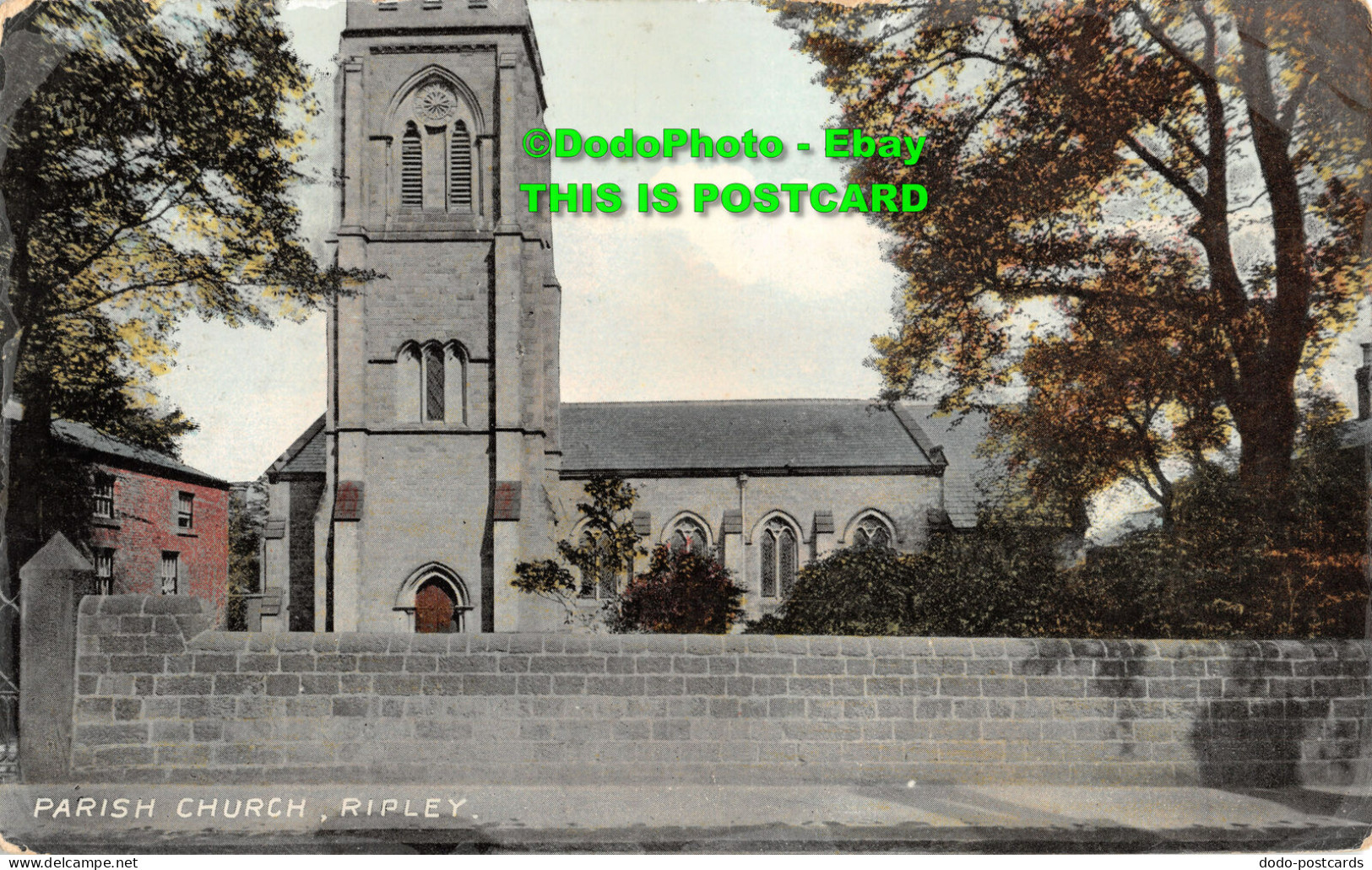 R452892 Parish Church. Ripley. Brittains Series - Welt