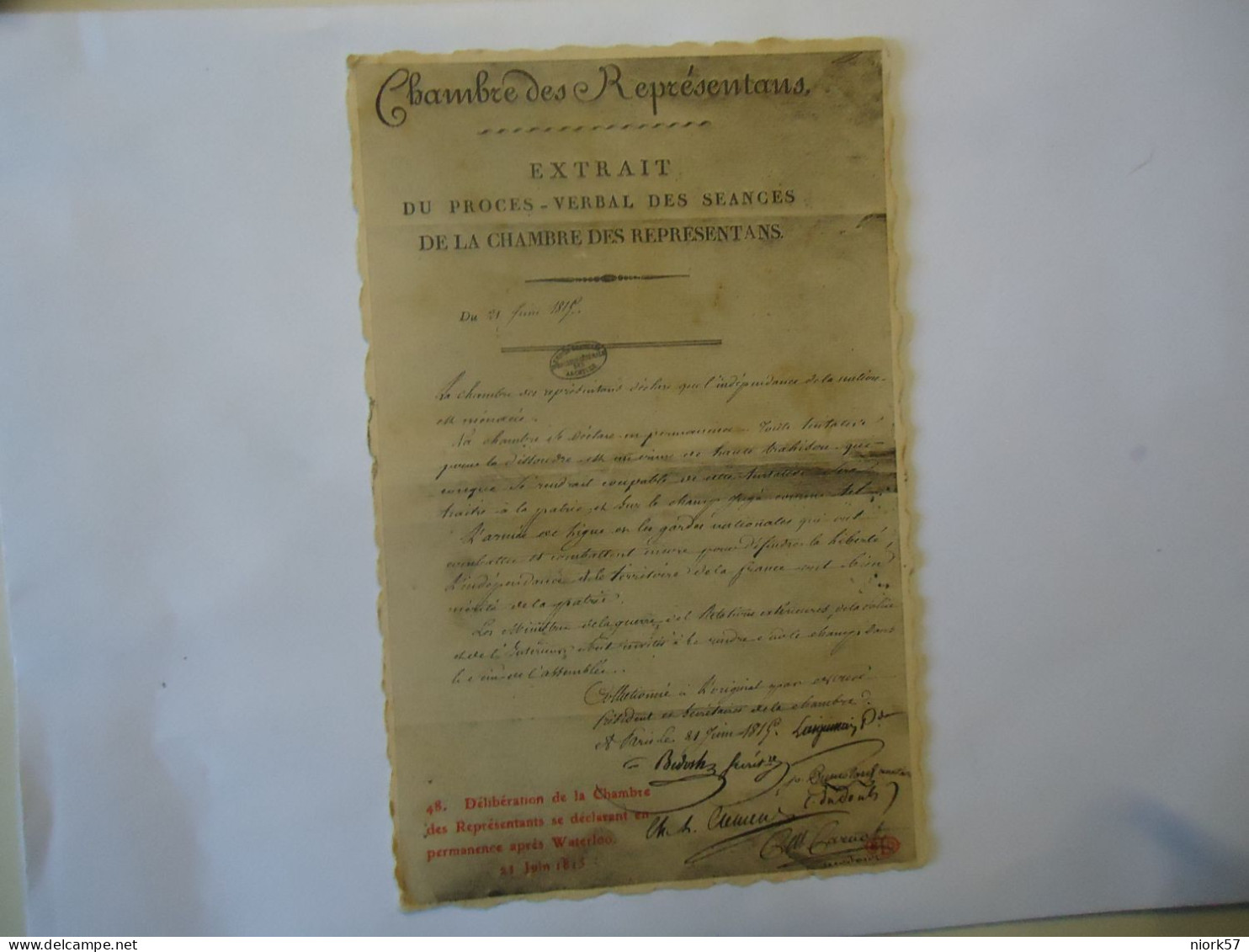 FRANCE  RARE POSTCARDS Chambre Des Représentants 1911 POSTMARK EGYPT ALEXANDRIA   BULKELEY - Other & Unclassified