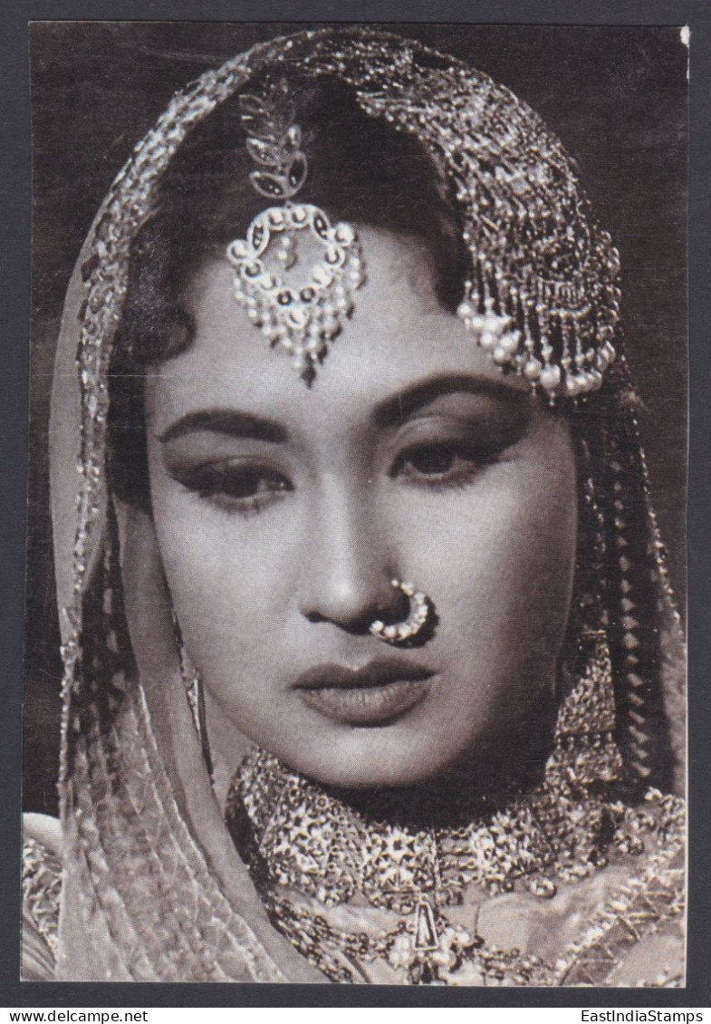 Inde India Mint Unused Postcard Meena Kumari, Heroines Of Indian Cinema, Film, Films, Actress, Movies, Bollywood - Inde