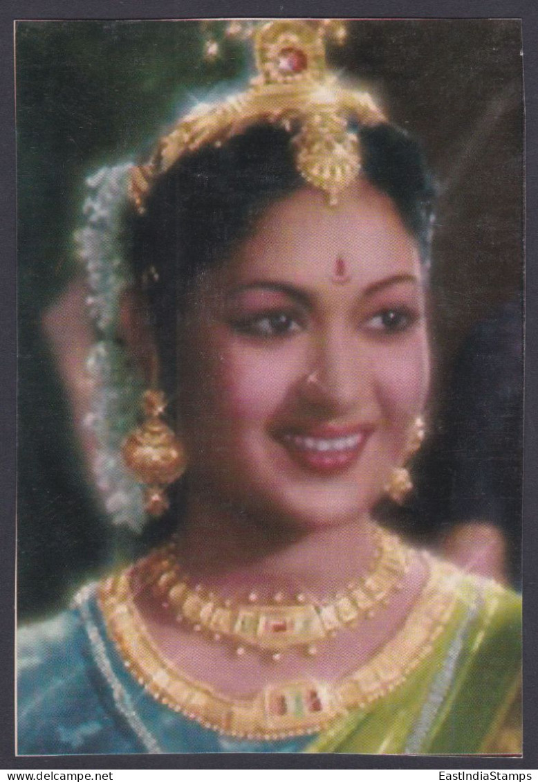 Inde India Mint Unused Postcard Savitri, Heroines Of Indian Cinema, Film, Films, Actress, Movies, Bollywood - Indien