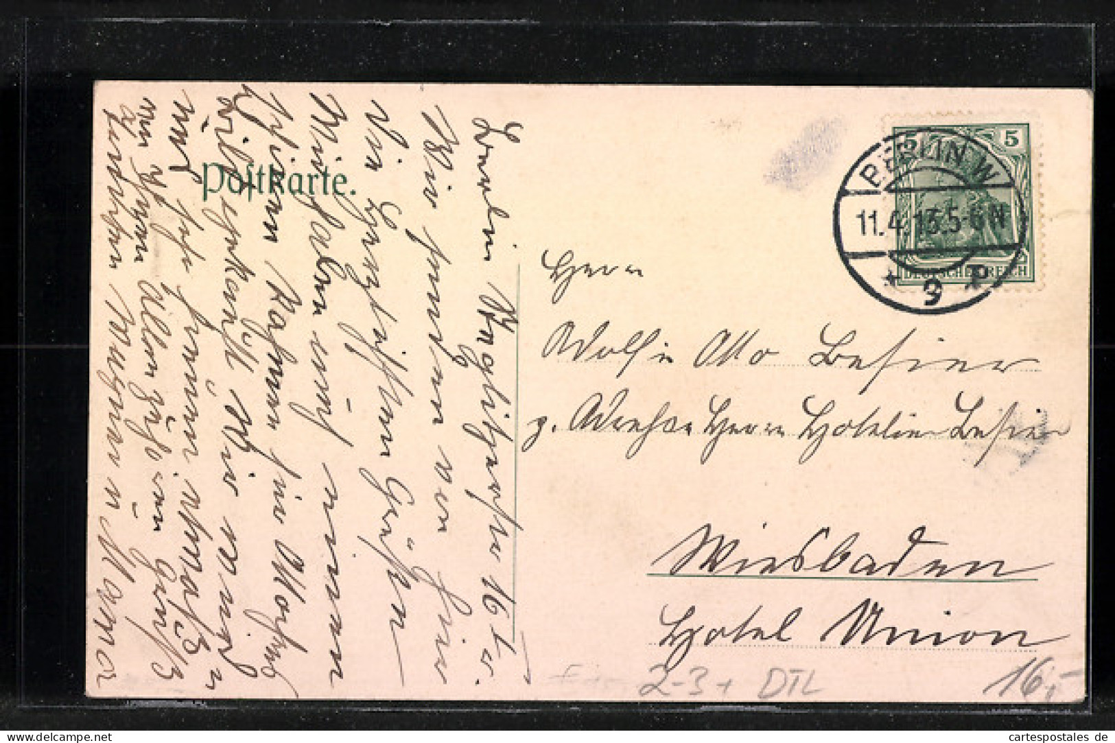 AK Berlin, Friedrichstrasse, Postbote Mit Siegelbrief  - Postal Services