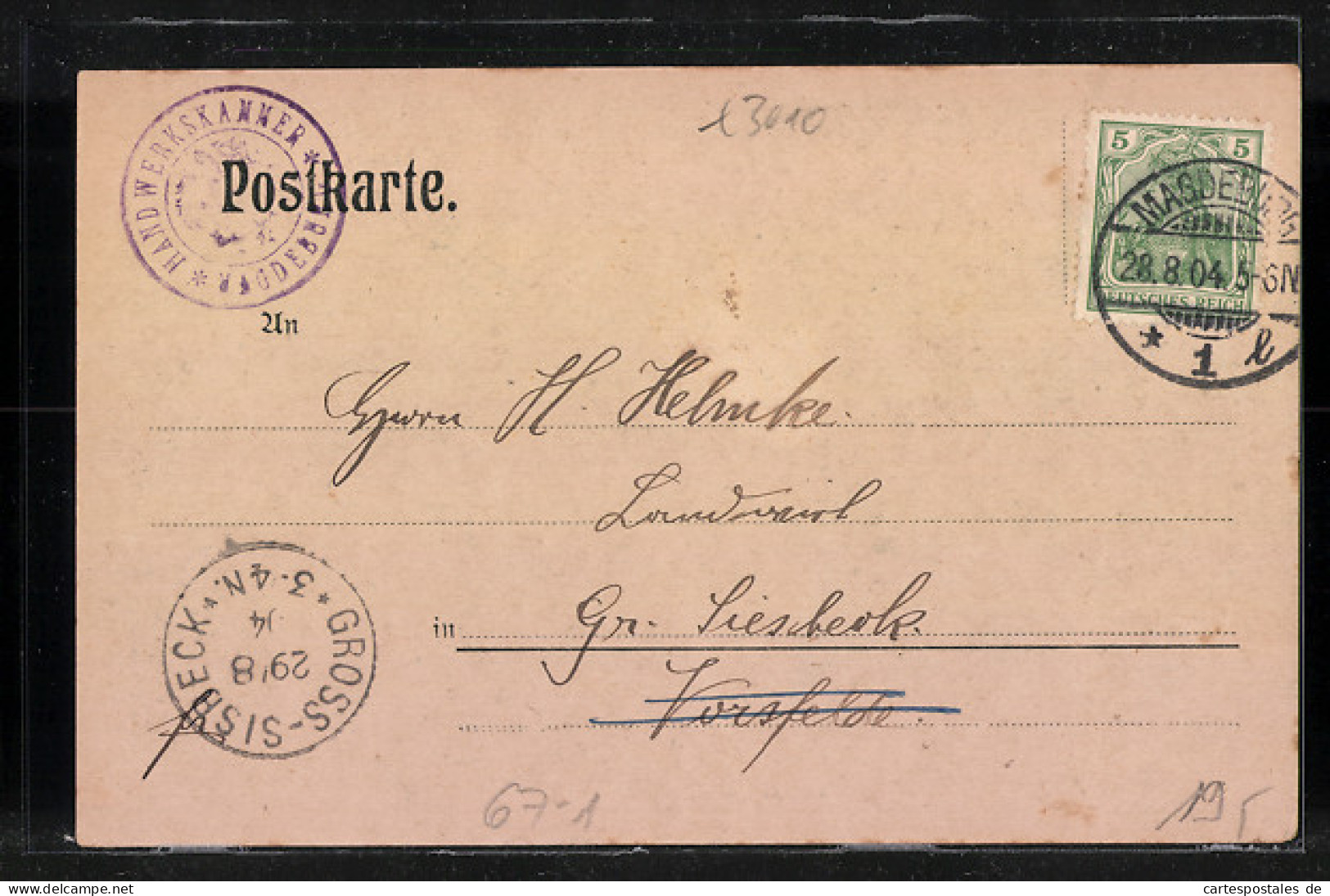 Lithographie Magdeburg, Handwerks-Ausstellung 1904, Messegelände Zum Gebirgsdorf  - Ausstellungen