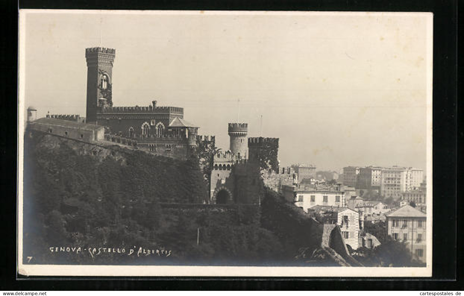 Cartolina Genova, Castello D`Albertis  - Genova (Genoa)