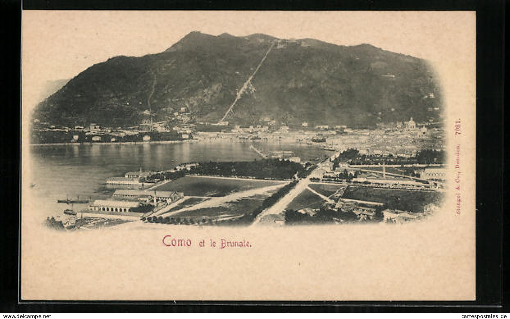 Cartolina Como, Le Brunate  - Como