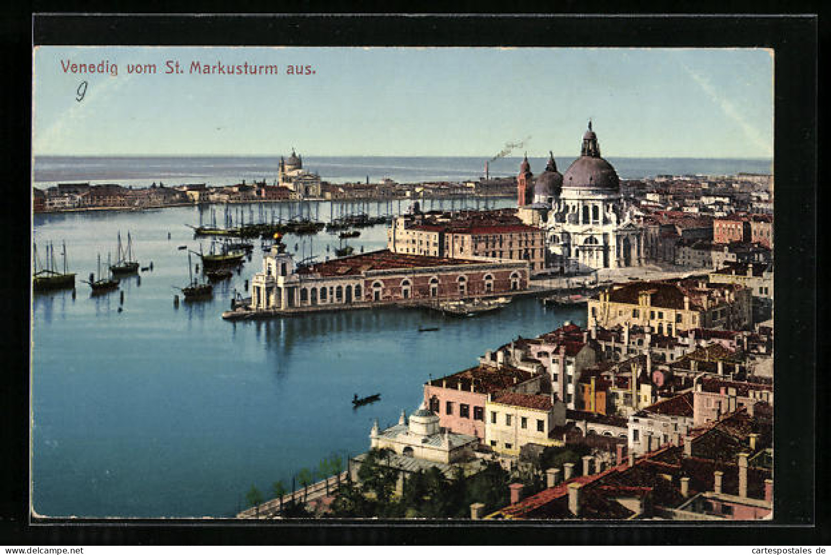 Cartolina Venedig, Vom St. Markusturm Aus Gesehen  - Venezia (Venedig)