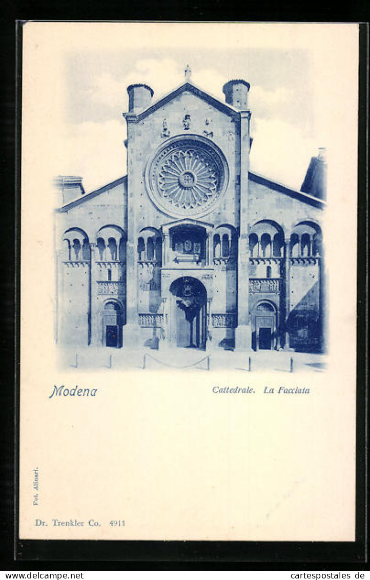 Cartolina Modena, Cattedrale, La Facciata  - Modena