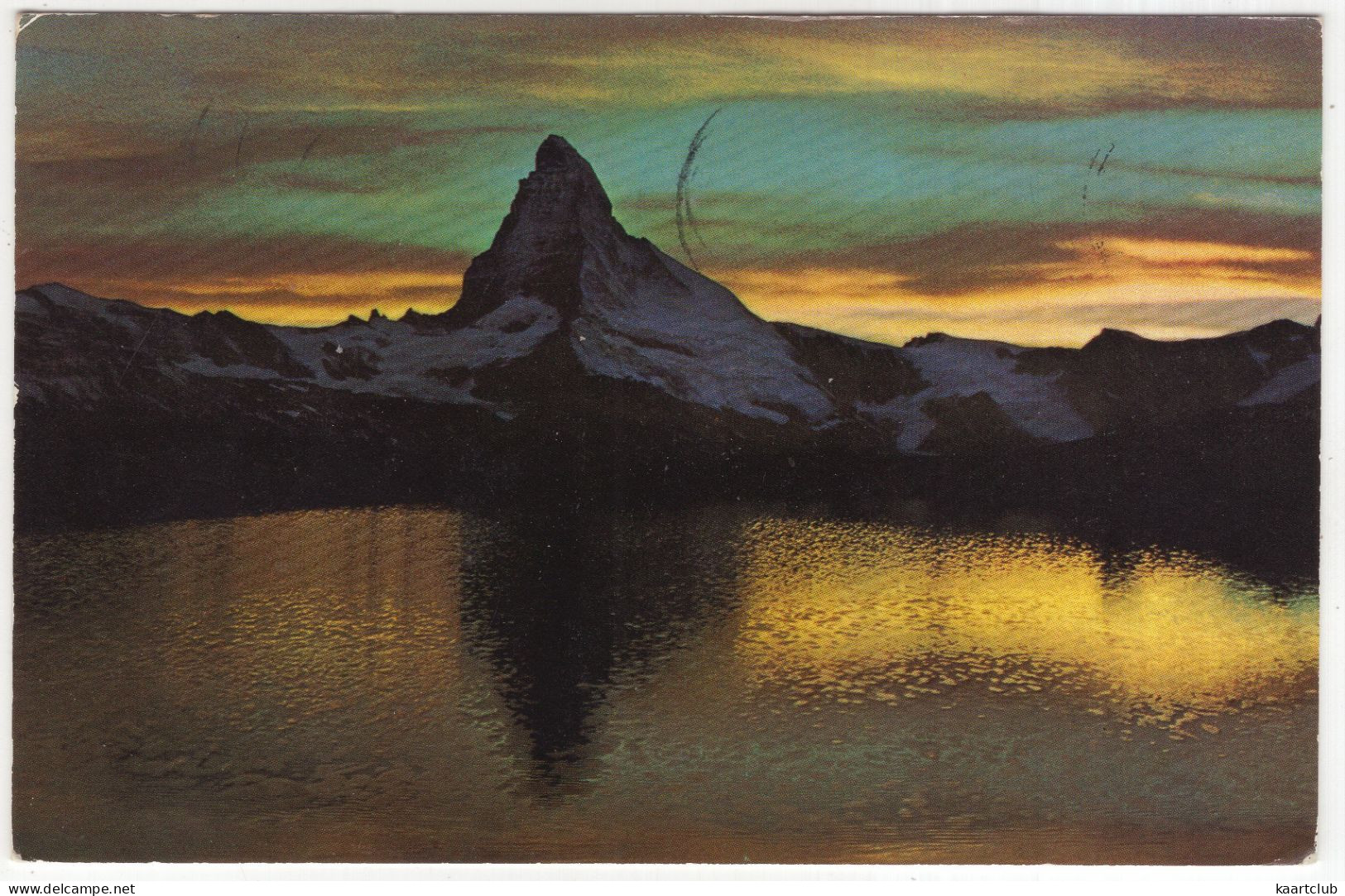 Sonnenuntergang Am Stellisee, Matterhorn (4477 M) - (Schweiz/Suisse/Switzerland) - Zermatt