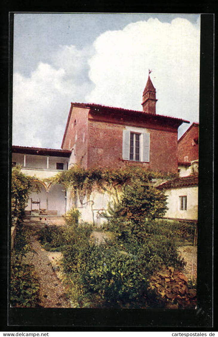 Cartolina Certosa Di Pavia, Una Cella  - Pavia