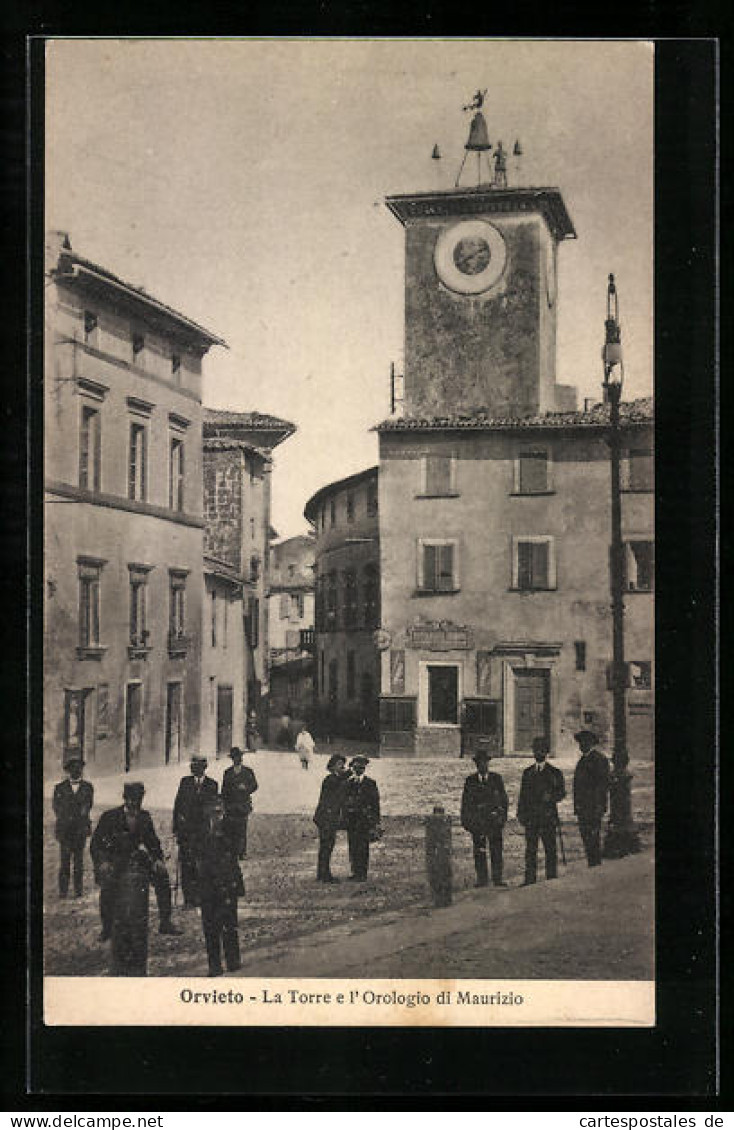 Cartolina Orvieto, La Torre E I'Orologio Di Maurizio  - Other & Unclassified