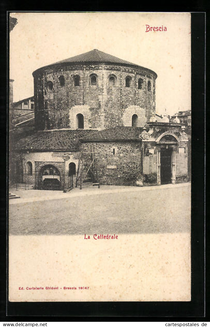 Cartolina Brescia, La Cattedrale  - Brescia