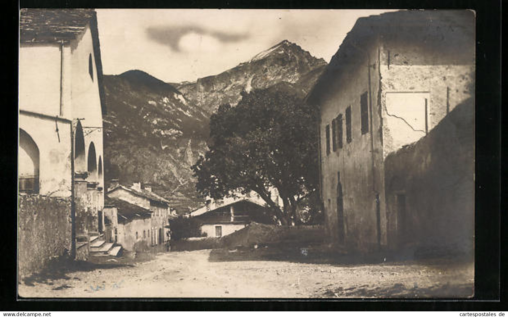 Cartolina Oulx, Alta Valle Di Susa, Con Vista Del Monte Séguret  - Andere & Zonder Classificatie