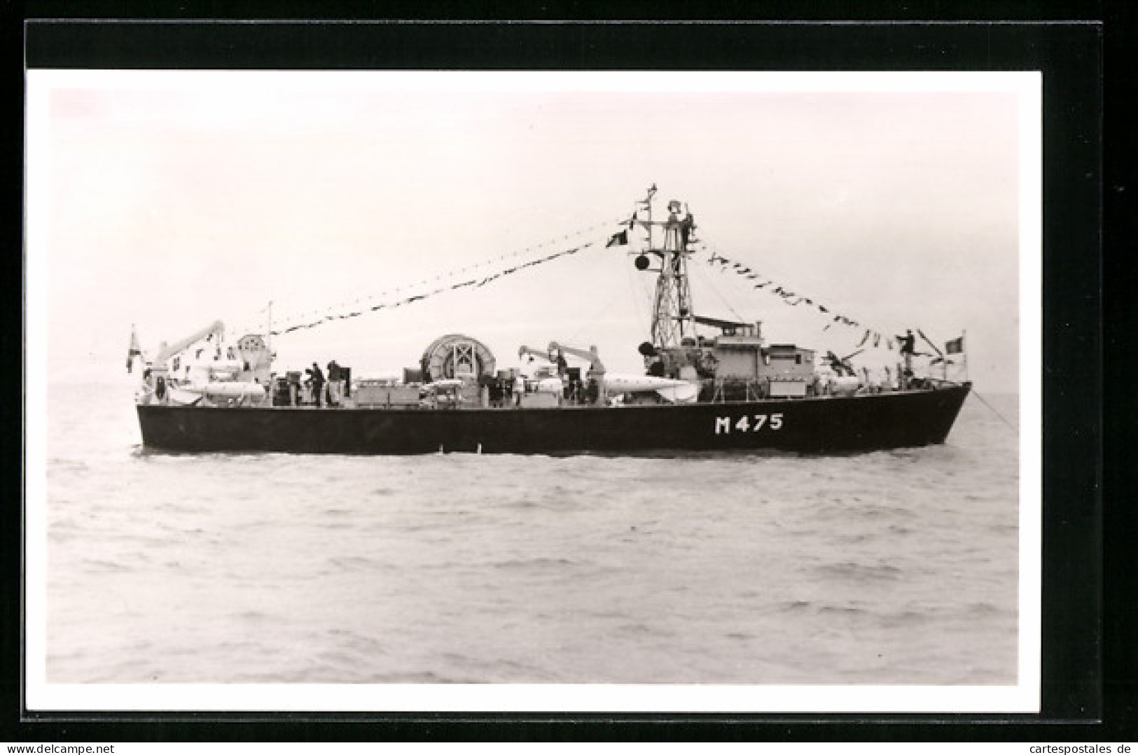 AK Marineschiff M 475 Tongeren  - Oorlog