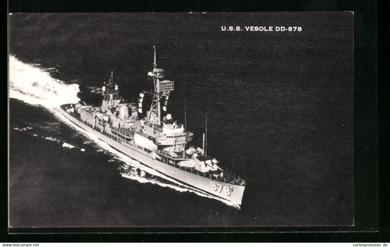 AK USS Vesole DD-878, Kriegsschiff  - Guerre