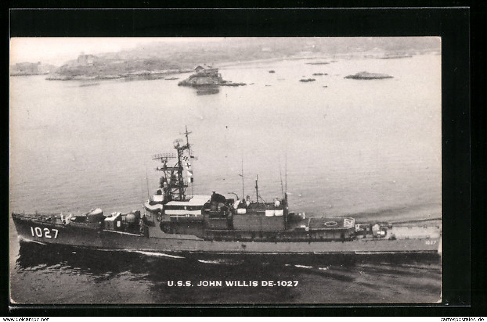 AK USS John Willis DE-1027, Kriegsschiff  - Krieg