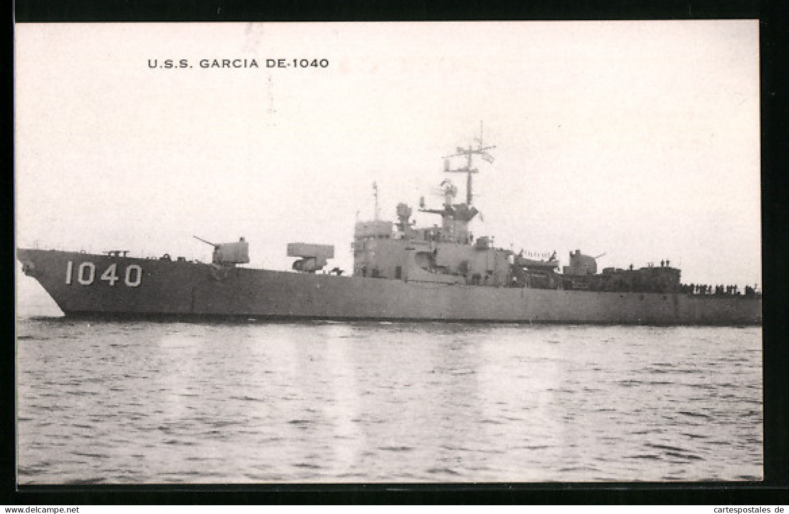 AK USS Garcia DE-1040, Kriegsschiff  - Krieg