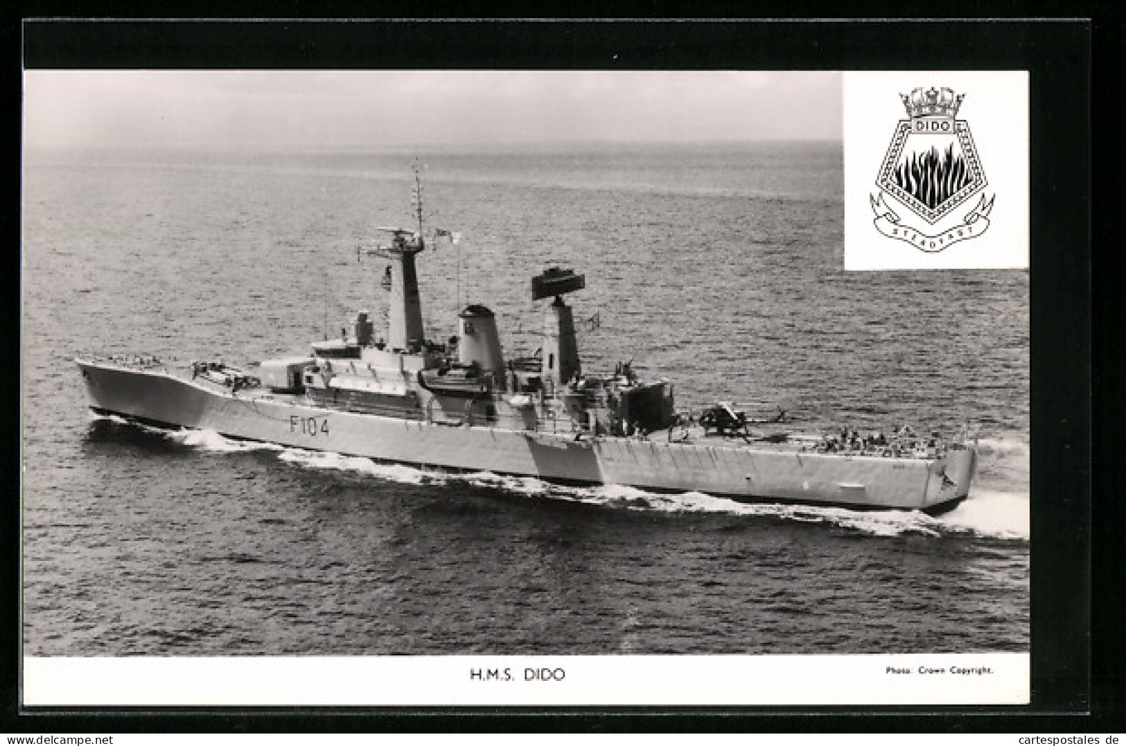 Pc HMS Dido F104 Auf See  - Warships