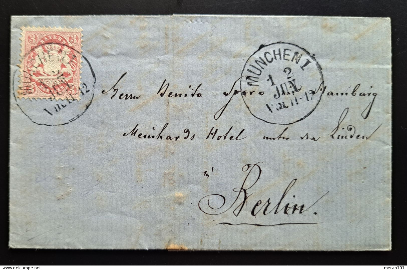 Bayern, Brief Mit Inhalt MÜNCHEN Nach Berlin - Lettres & Documents