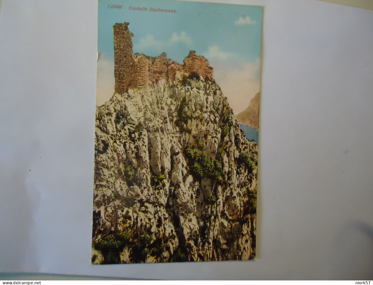 ITALY POSTCARDS CAPRI CASTLE - Other & Unclassified