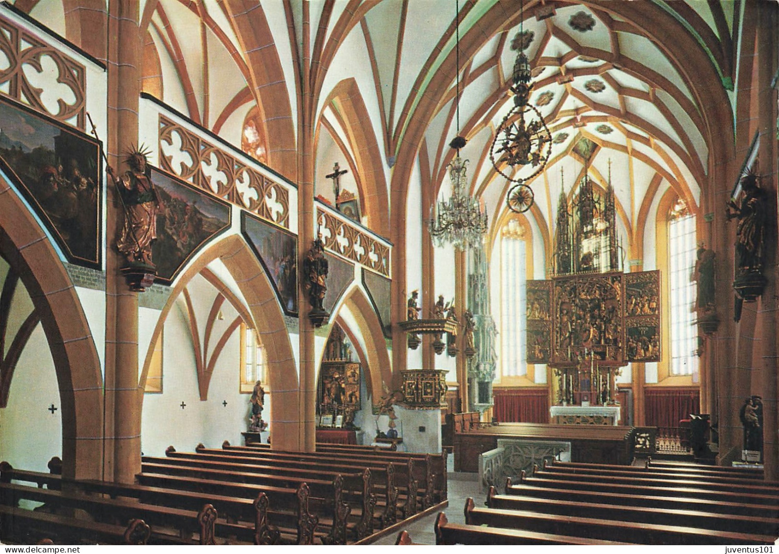 CPSM Wallfahrtskirche Heiligenblut Mittelschiff Mit Pacher Altar    L2920 - Heiligenblut