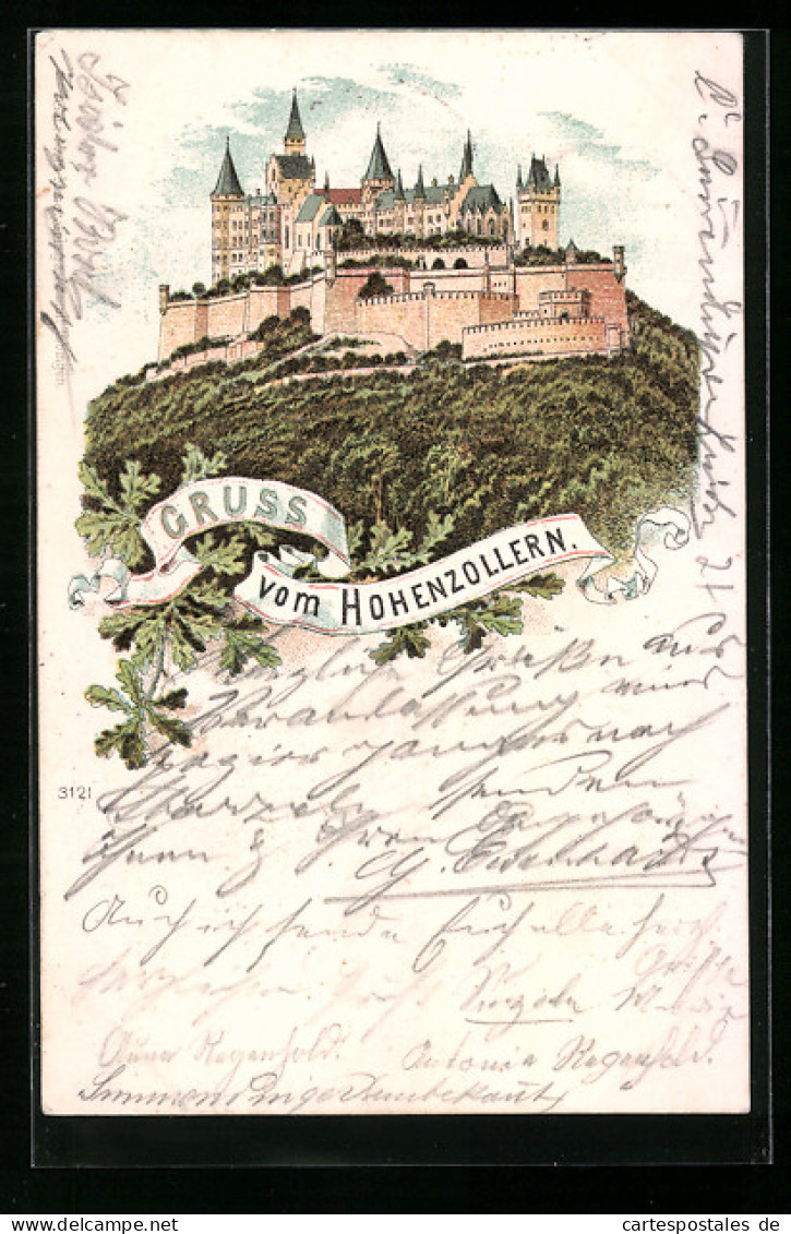 Lithographie Hohenzollern, Schloss Hohenzollern  - Sonstige & Ohne Zuordnung