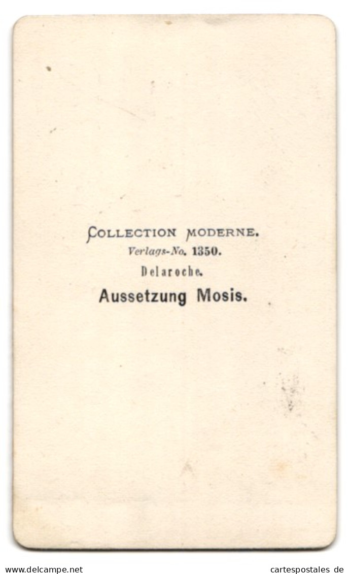 Fotografie Collection Moderne, Delaroche, Gemälde: Aussetzung Mosis  - Sonstige & Ohne Zuordnung