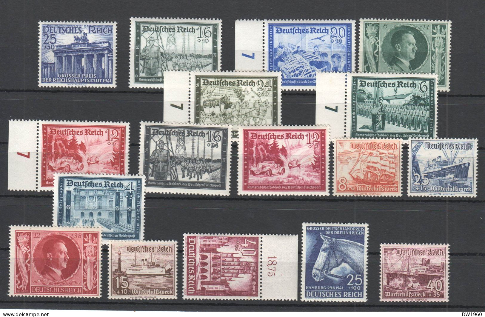 Drittes Reich , Kleines Lot Mit Postfrischen Marken , Michel Ca 200.- - Unused Stamps
