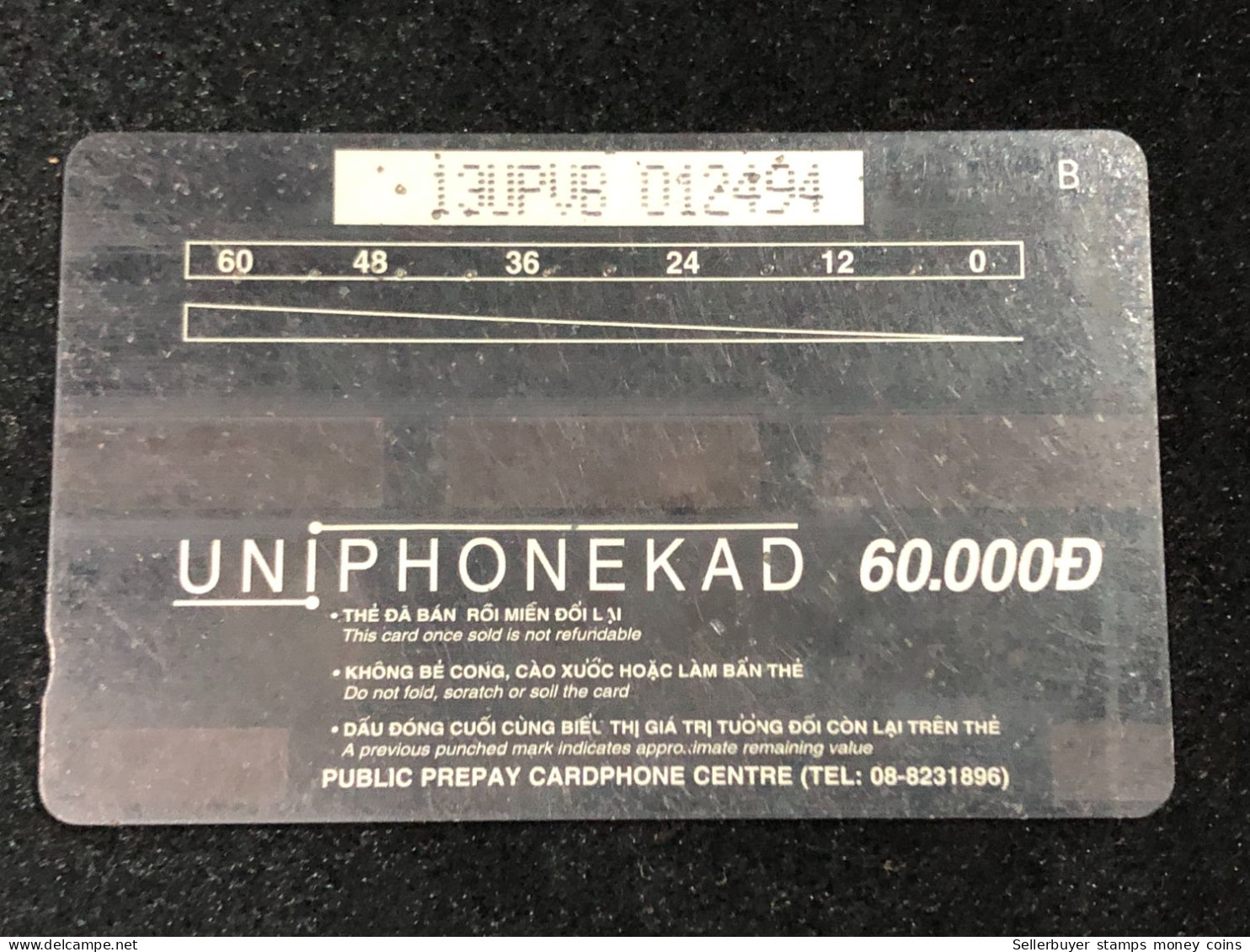 Card Phonekad Vietnam(grapefruit Buoi- 60 000dong-1998)-1pcs - Vietnam