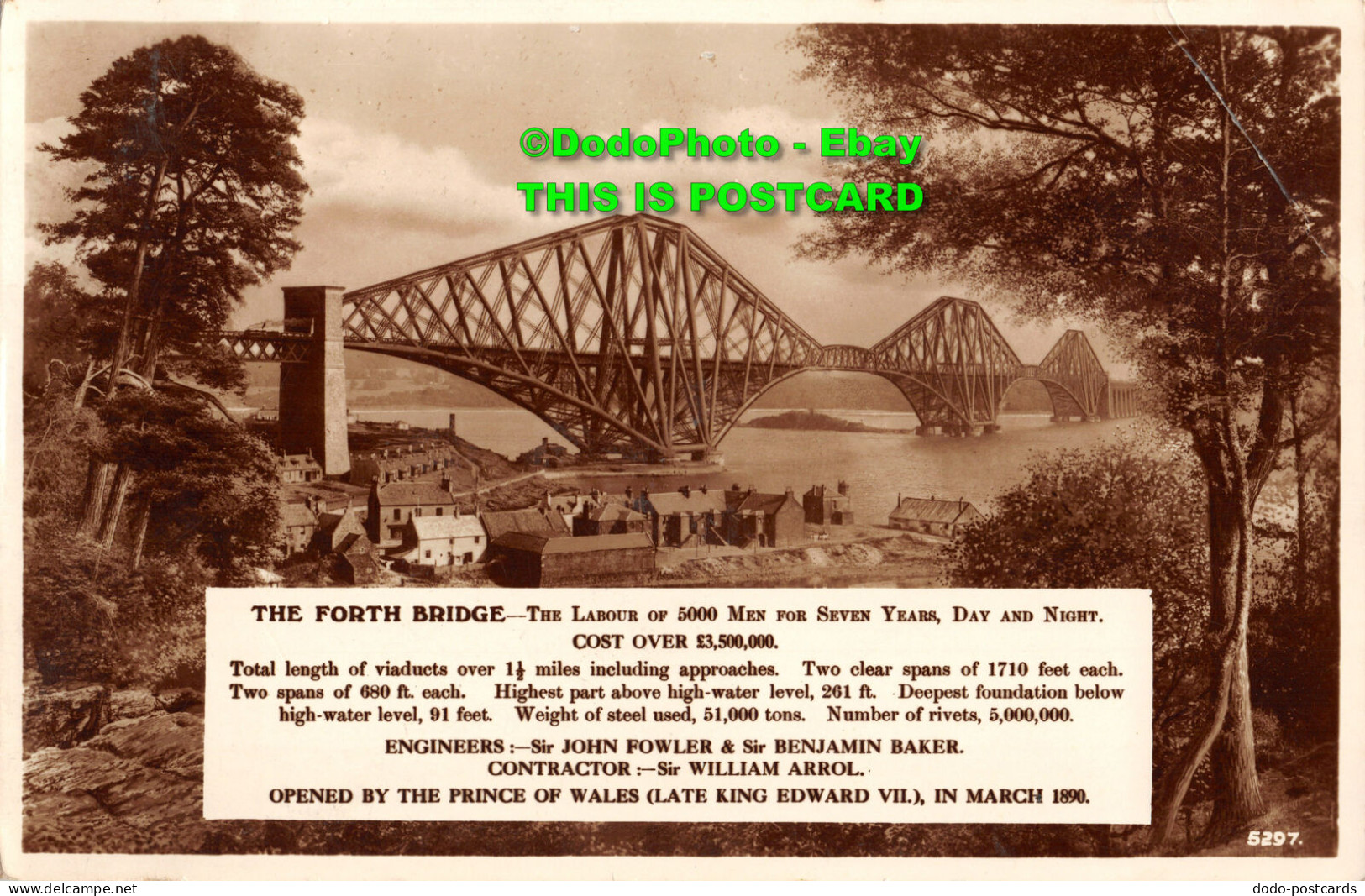R452986 The Forth Bridge. 5297. The Best Of All Series. J. B. White. RP - World