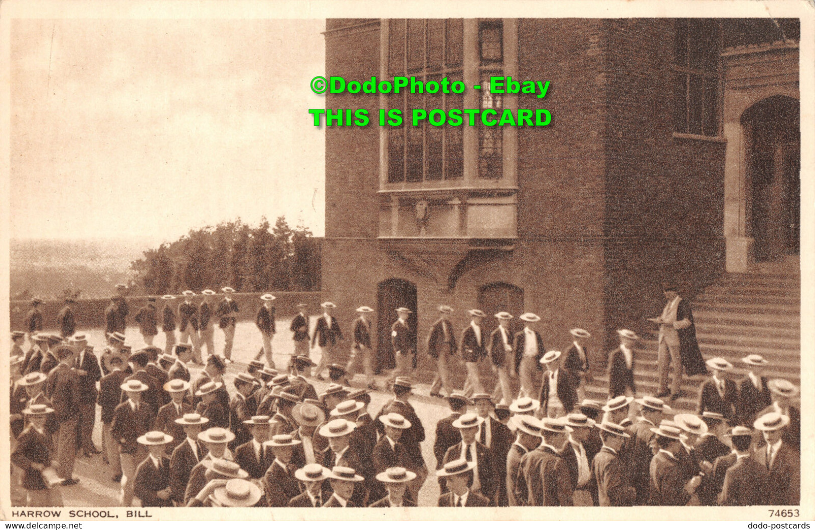 R453474 Harrow School. Bill. 74653. Photochrom - World