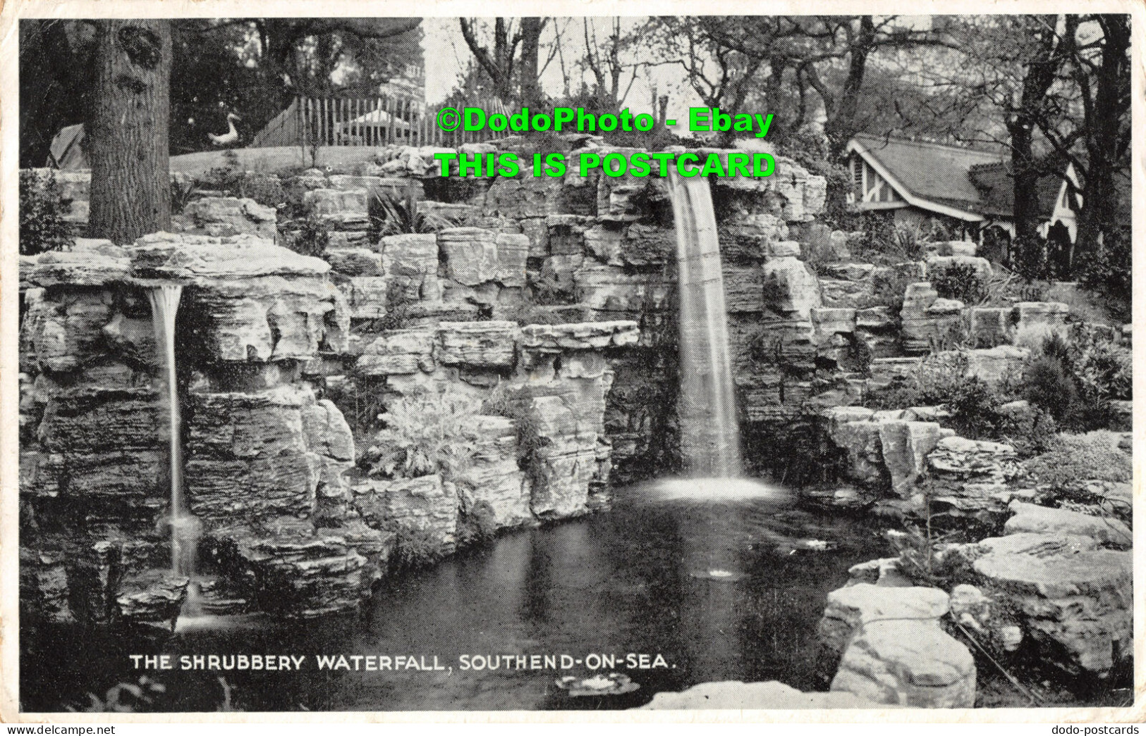 R453477 The Shrubbery Waterfall. Southend On Sea. Dennis. 1939 - World