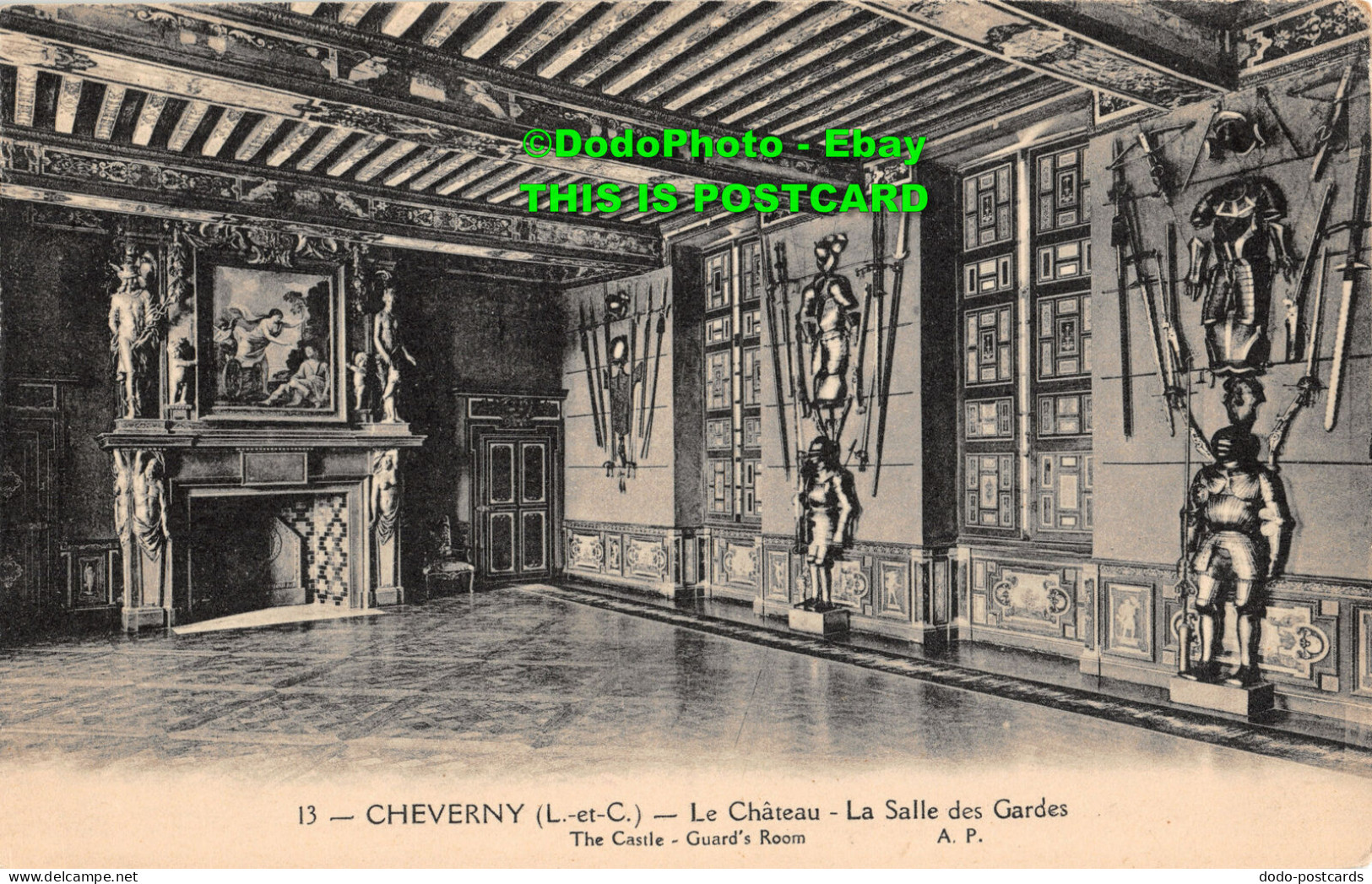 R453234 13. Cheverny. L. Et C. Le Chateau. La Salle Des Gardes. The Castle. Guar - Monde