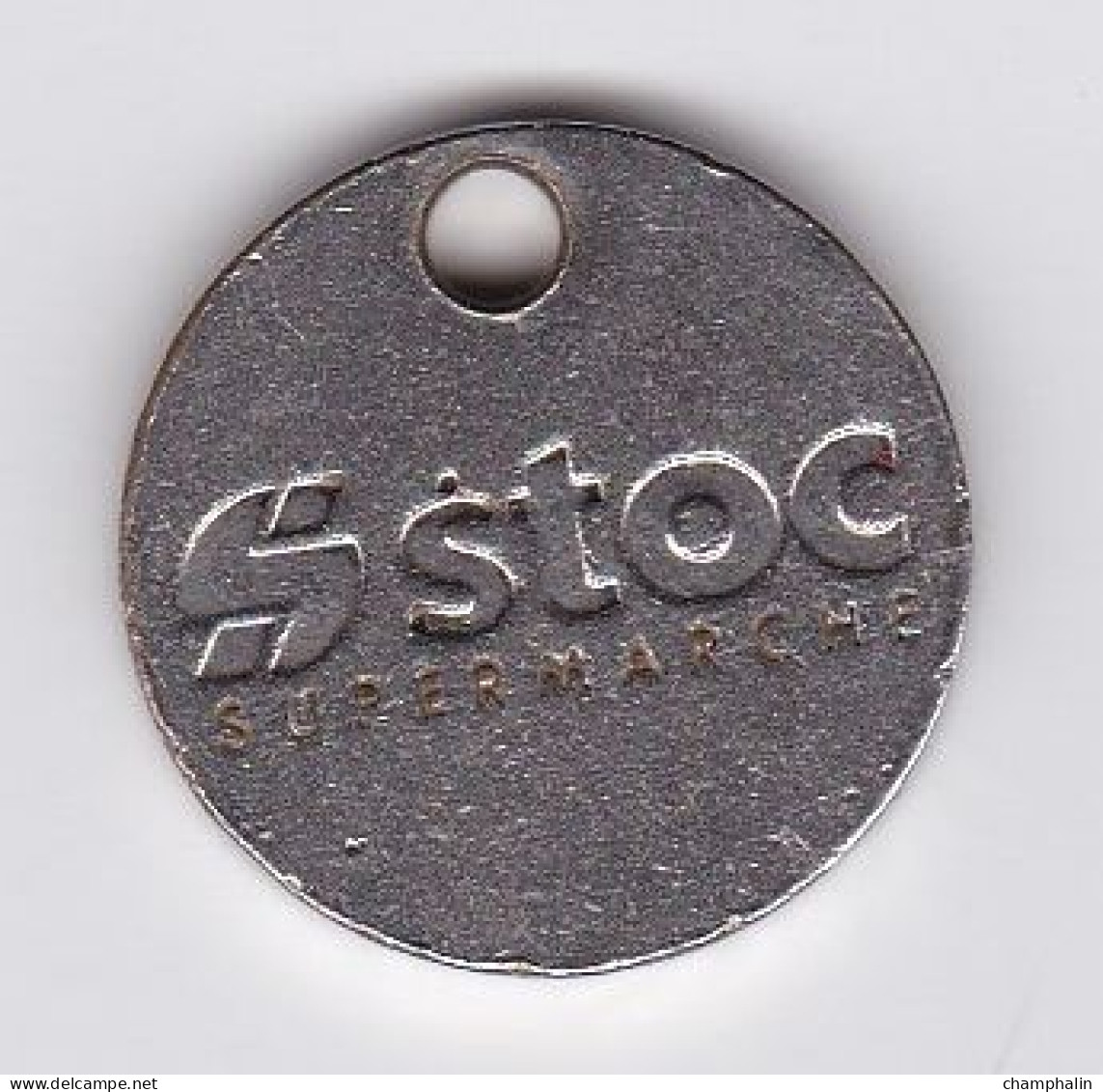 Jeton De Caddie En Métal - Stoc - Supermarché - Trolley Token/Shopping Trolley Chip