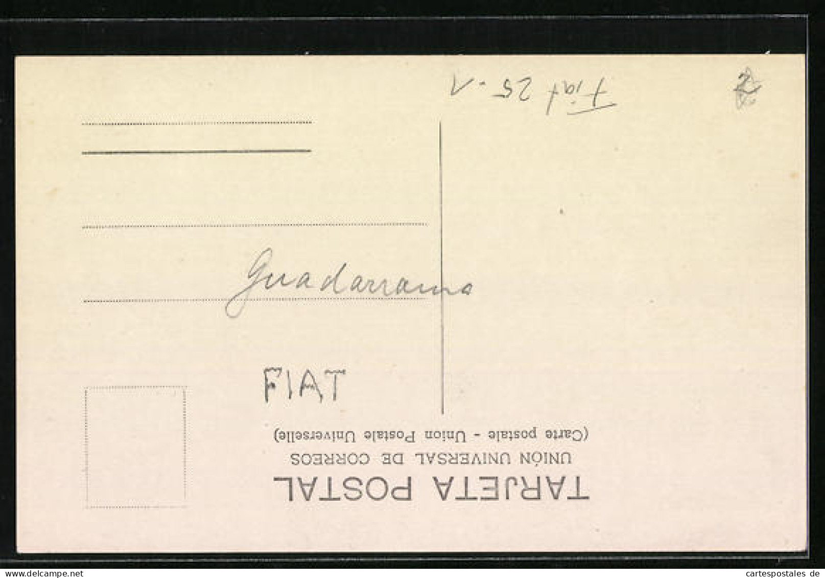 Foto-AK Familie Und Ihre FIAT, KFZ-Kennzeichen: M-15586  - PKW