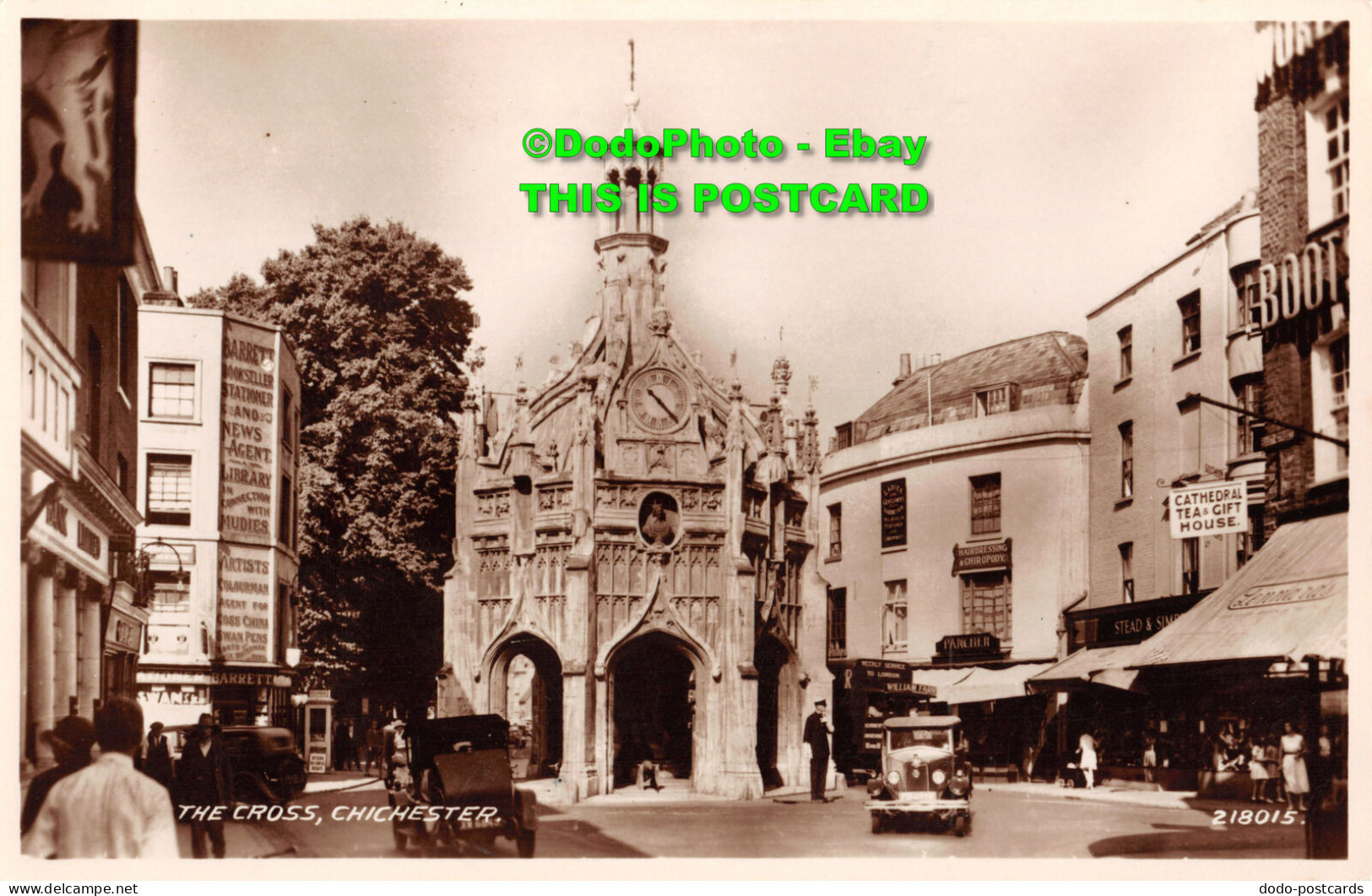 R453253 The Cross. Chichester. 218015. Valentines. RP - World