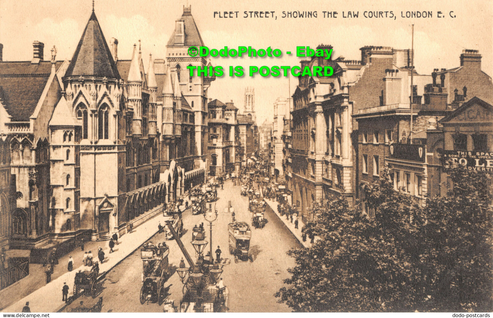 R453261 Fleet Street. Showing The Law Courts. London. E. C - Autres & Non Classés