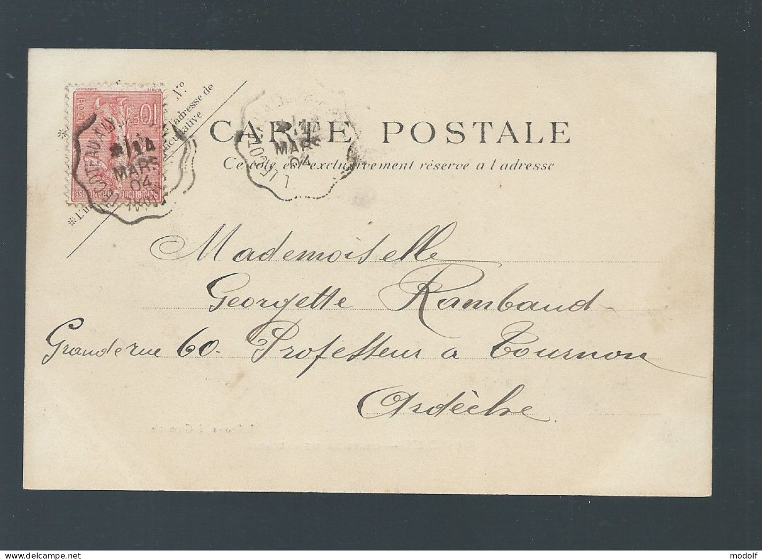 CPA - 69 - Grandris - Chapelle Du Calvaire - Précurseur - Circulée En 1904 - Autres & Non Classés