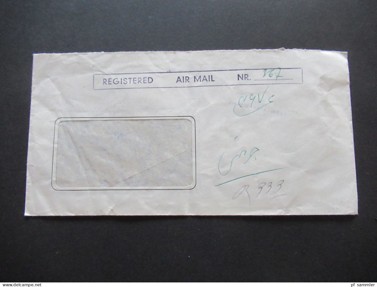 Asien Afghanistan 1965 Registered Air Mail Postes Afghanes Umschlag Siemens Afghanistan Limited Kabul - Menden Sauerland