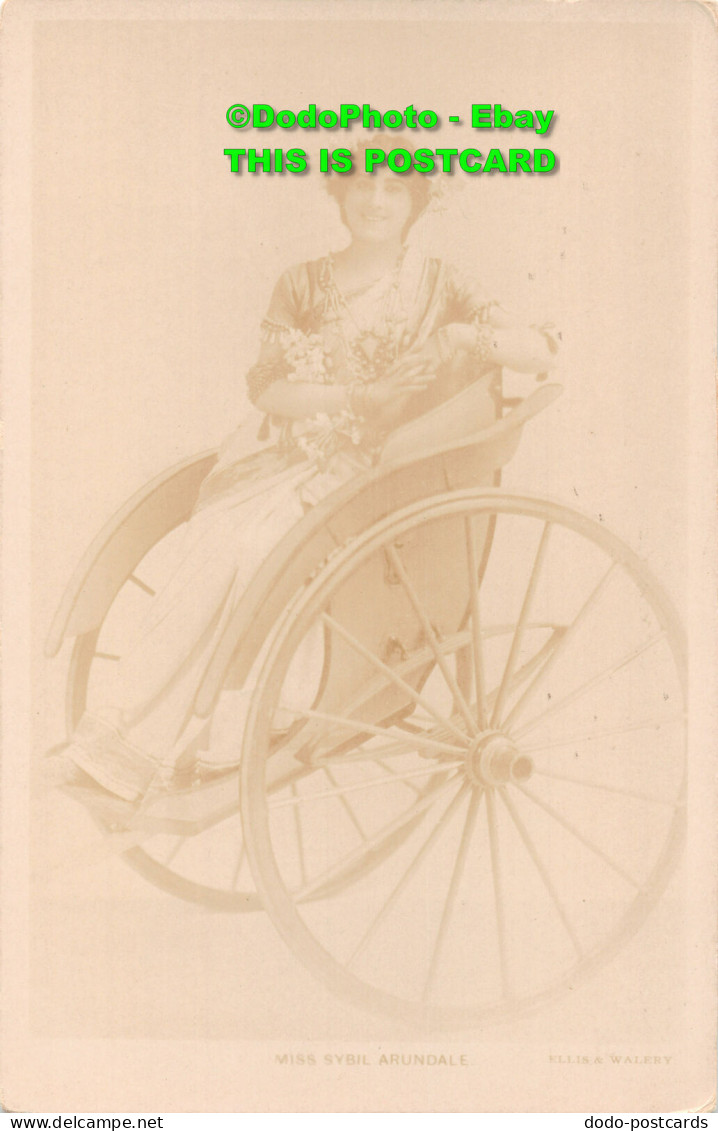 R453057 Miss Sybil Arundale. Ellis And Walery. B. B. London. Series Z. Wheelchai - Autres & Non Classés