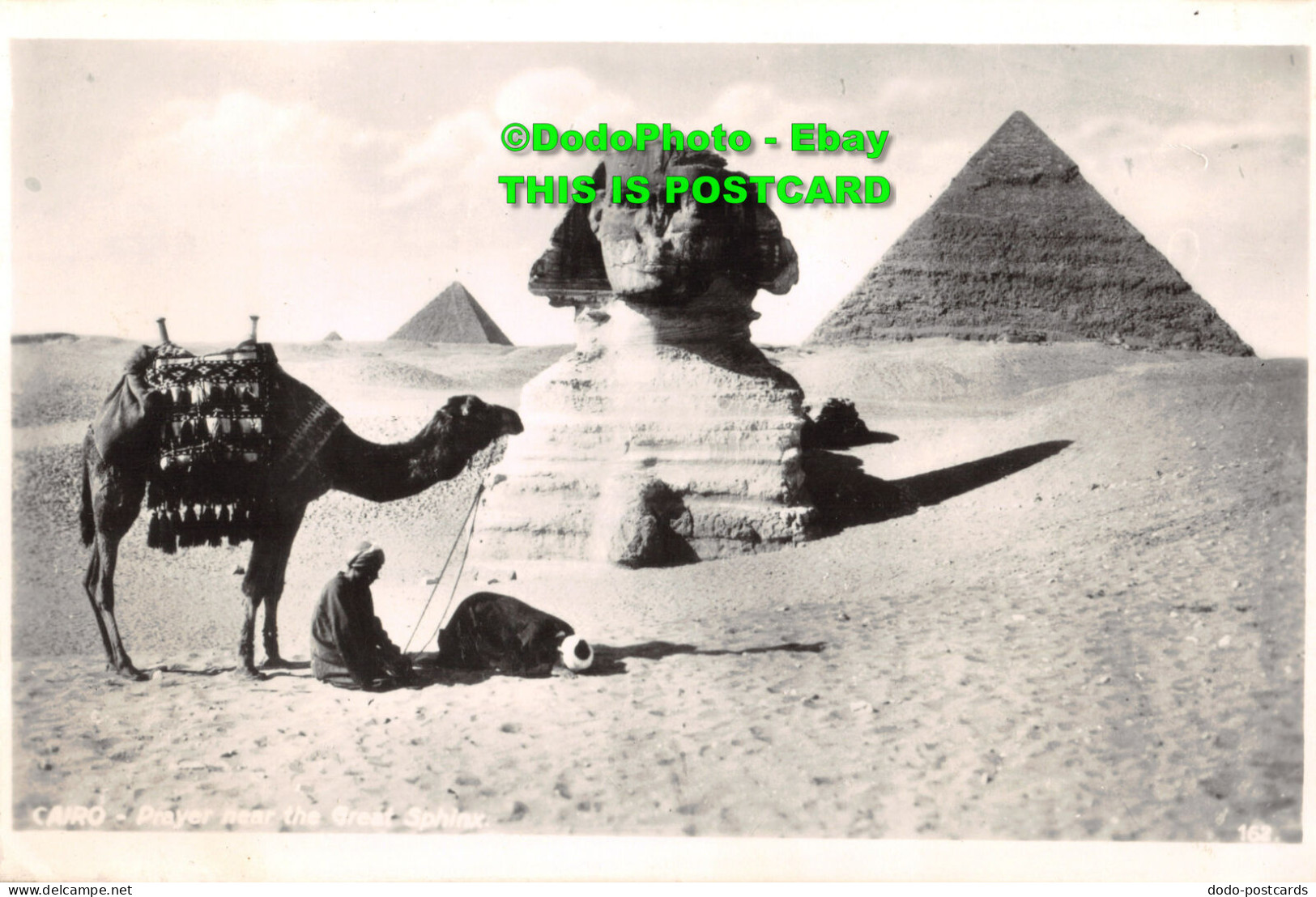R453542 Cairo. Prayer Near The Great Sphinx. 162. Leonar.Lehnert And Landrock. K - Monde